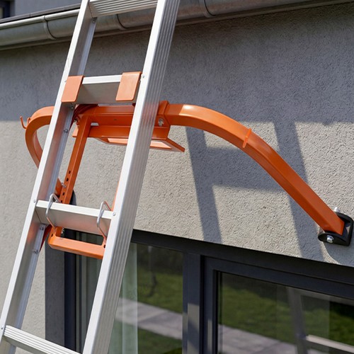 Ladder stabilizer with - ladder, wing