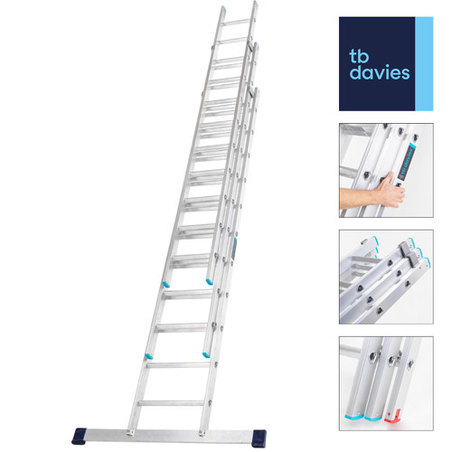 Triple extension ladders - extension,